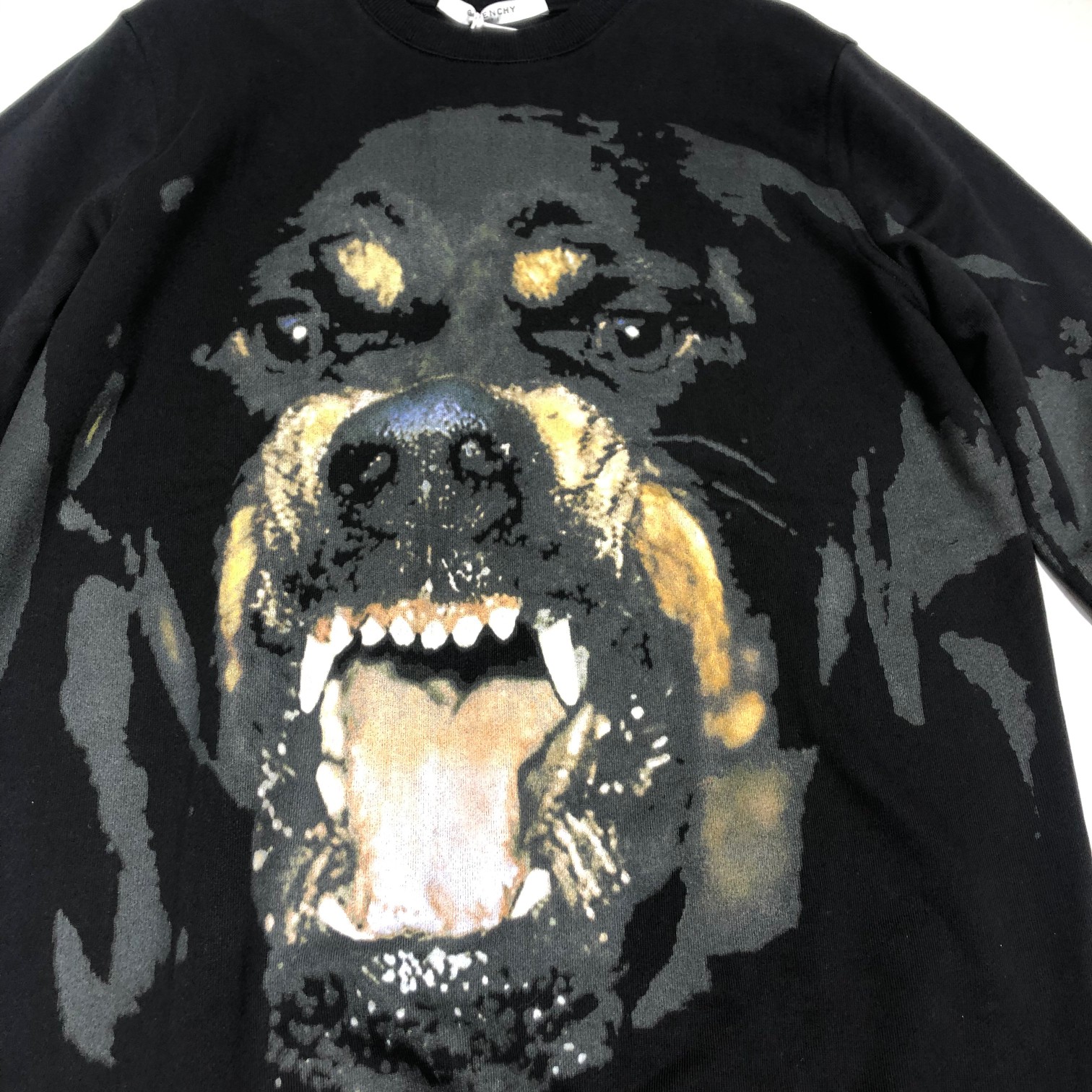 Givenchy Hoodie Rottweiler printed in Black