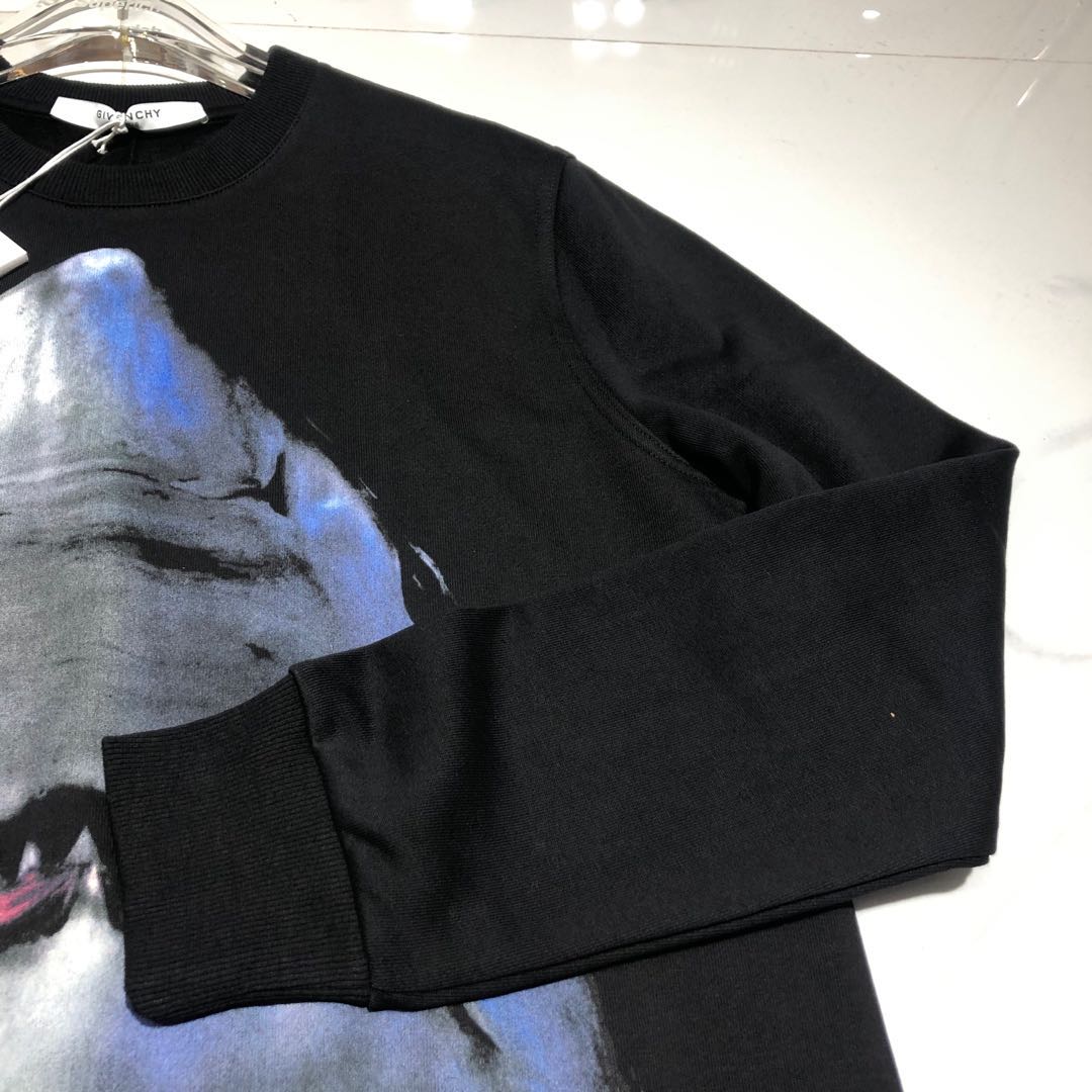 Givenchy Hoodie Rottweiler printed in Black