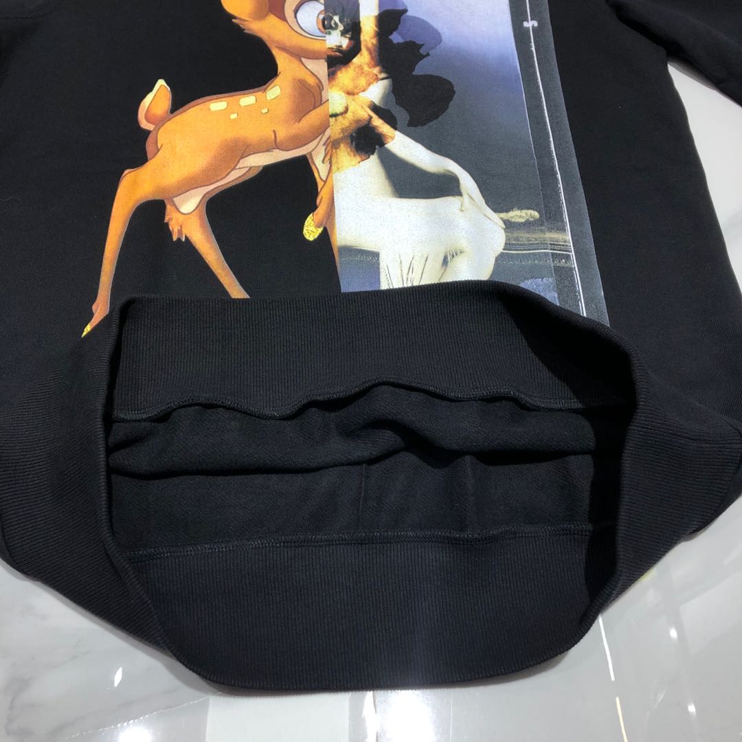 Givenchy Hoodie Rottweiler printed in Black