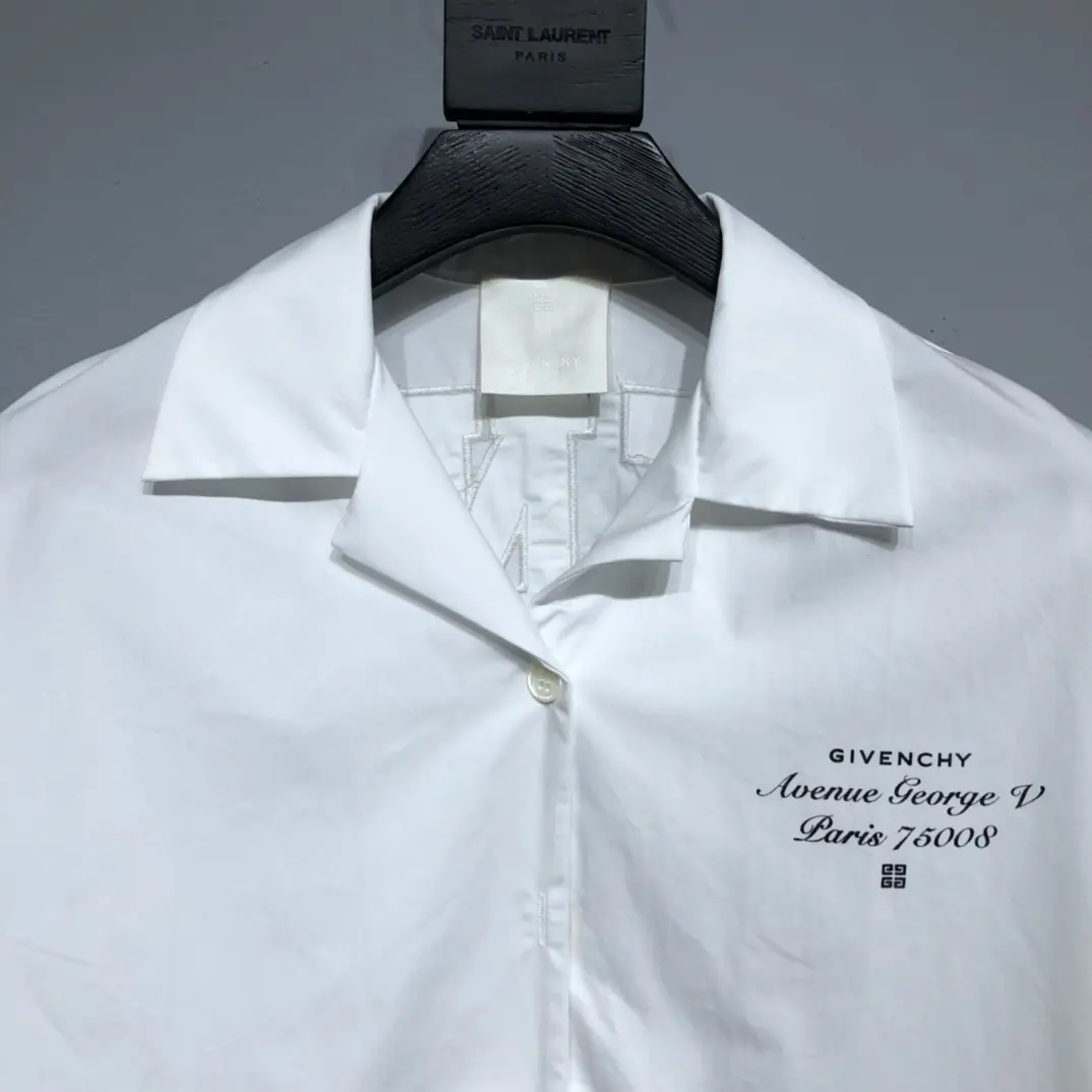 GIVENCHY 2022ss new fashion shirt in white