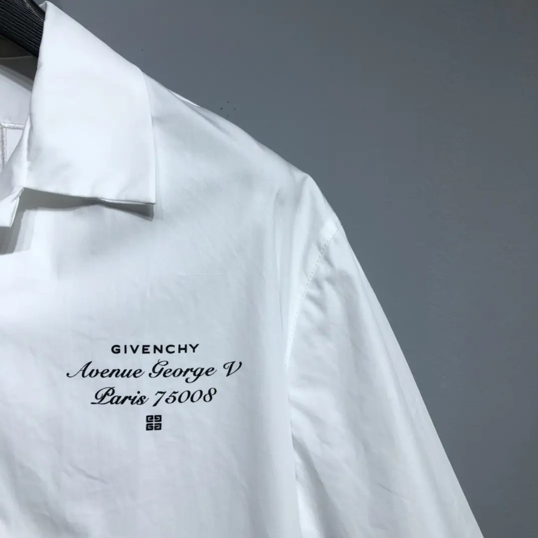GIVENCHY 2022ss new fashion shirt in white