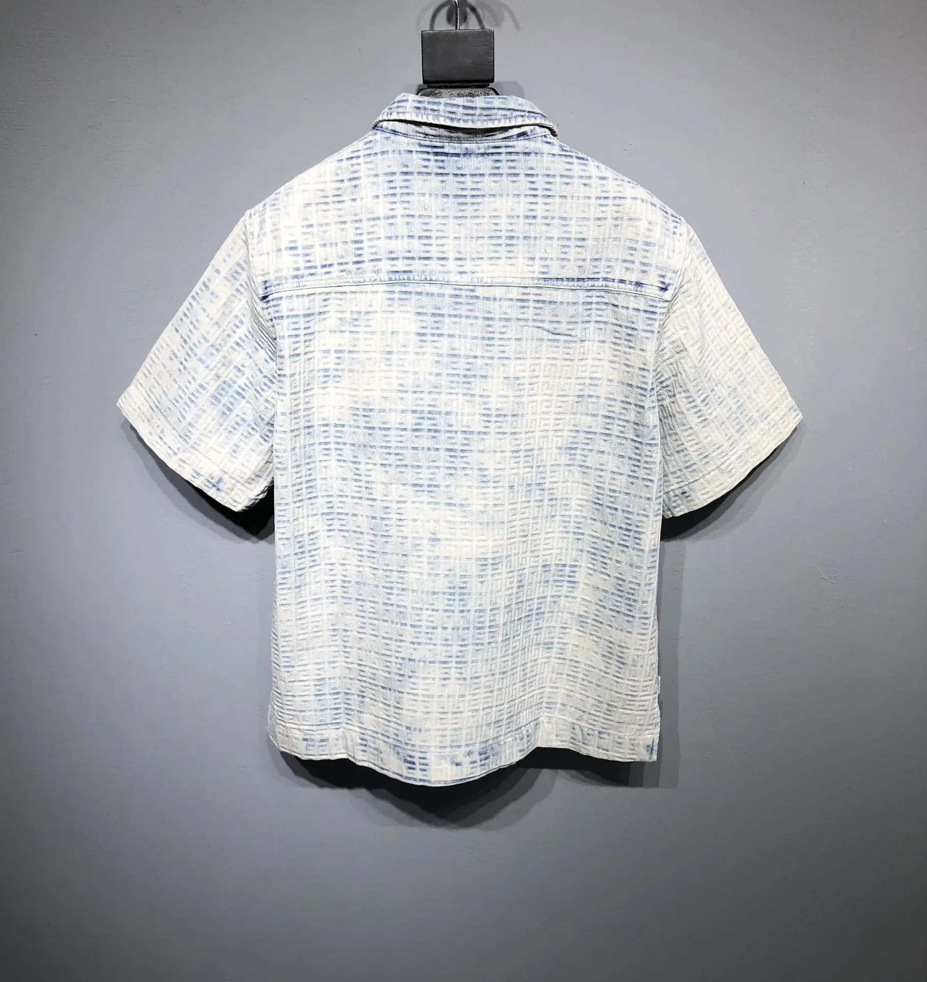 GIVENCHY 2022ss new fashion shirt in blue