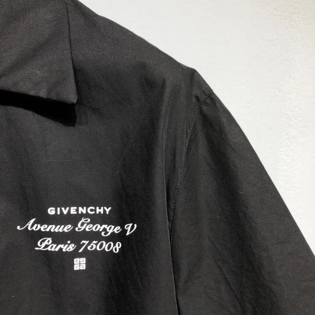 GIVENCHY 2022ss new fashion shirt in black