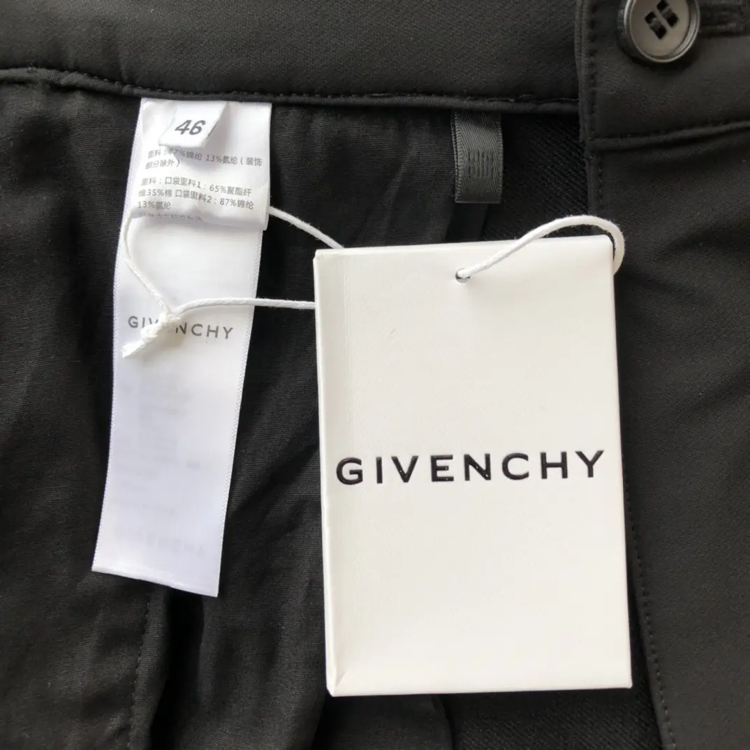 GIVENCHY 2022SS fashion trousers in black