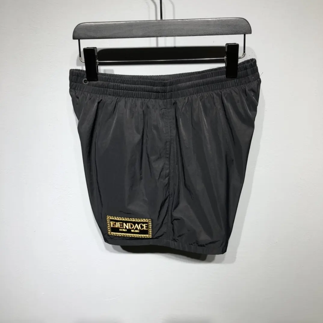 Fendi x Versace 2022SS fashion shorts in black