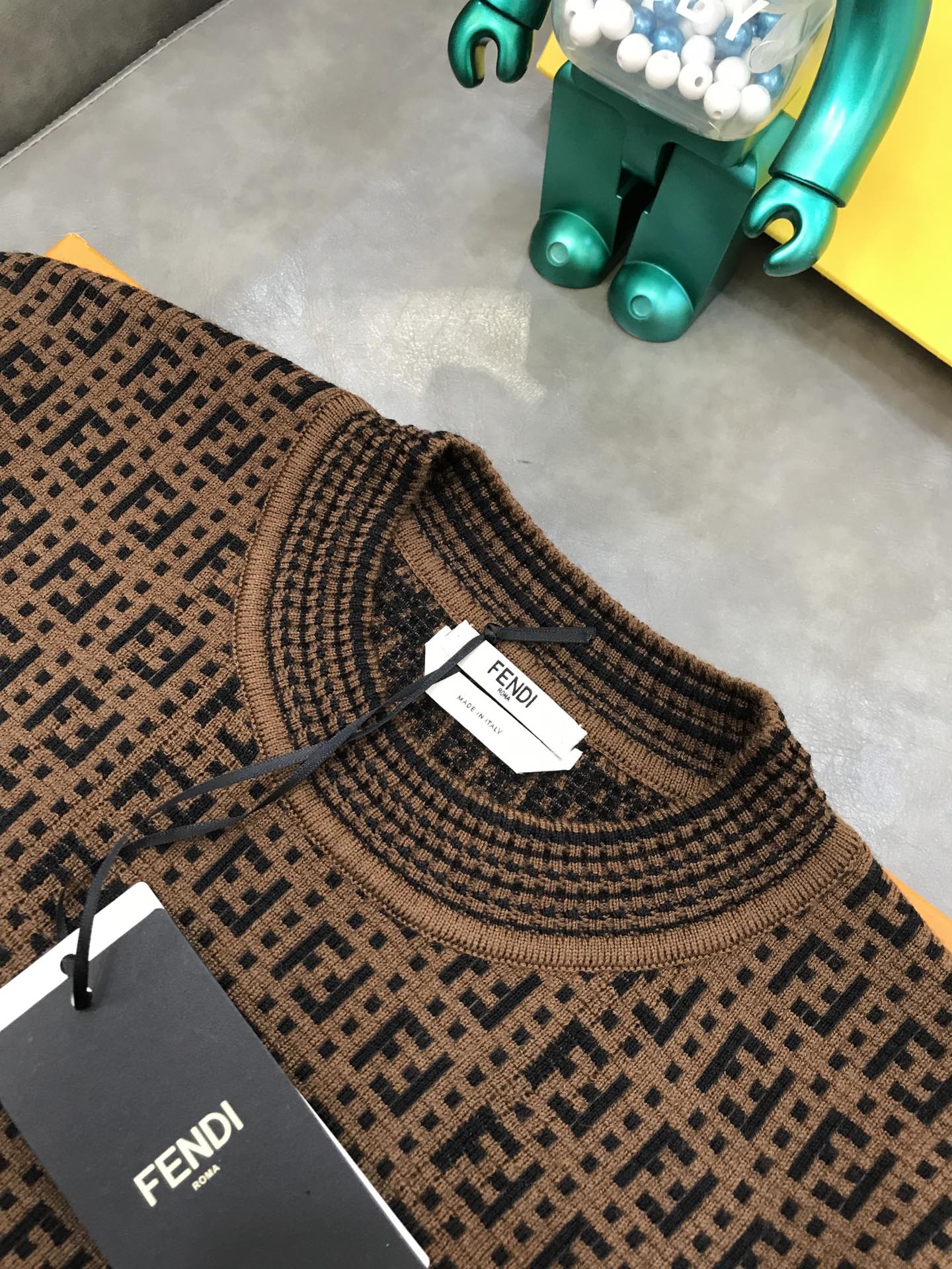 Fendi Sweatshirt Multicolor viscose in Brown