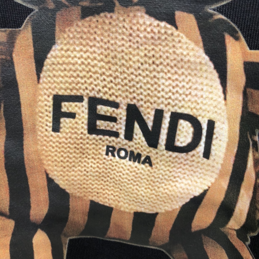 Fendi Sweatshirt Cotton Teddy Bear in Black