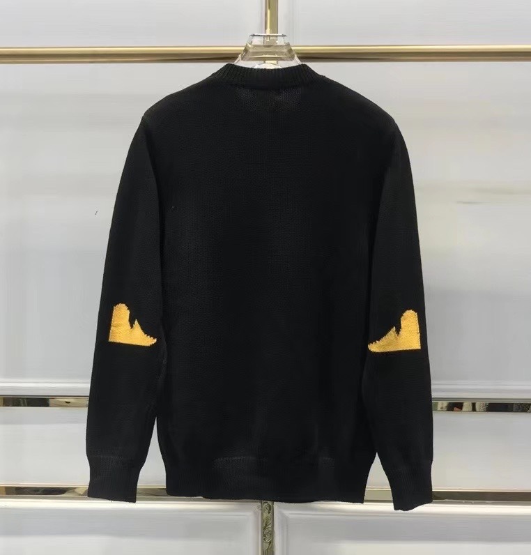 Fendi Sweatshirt Black wool in Black