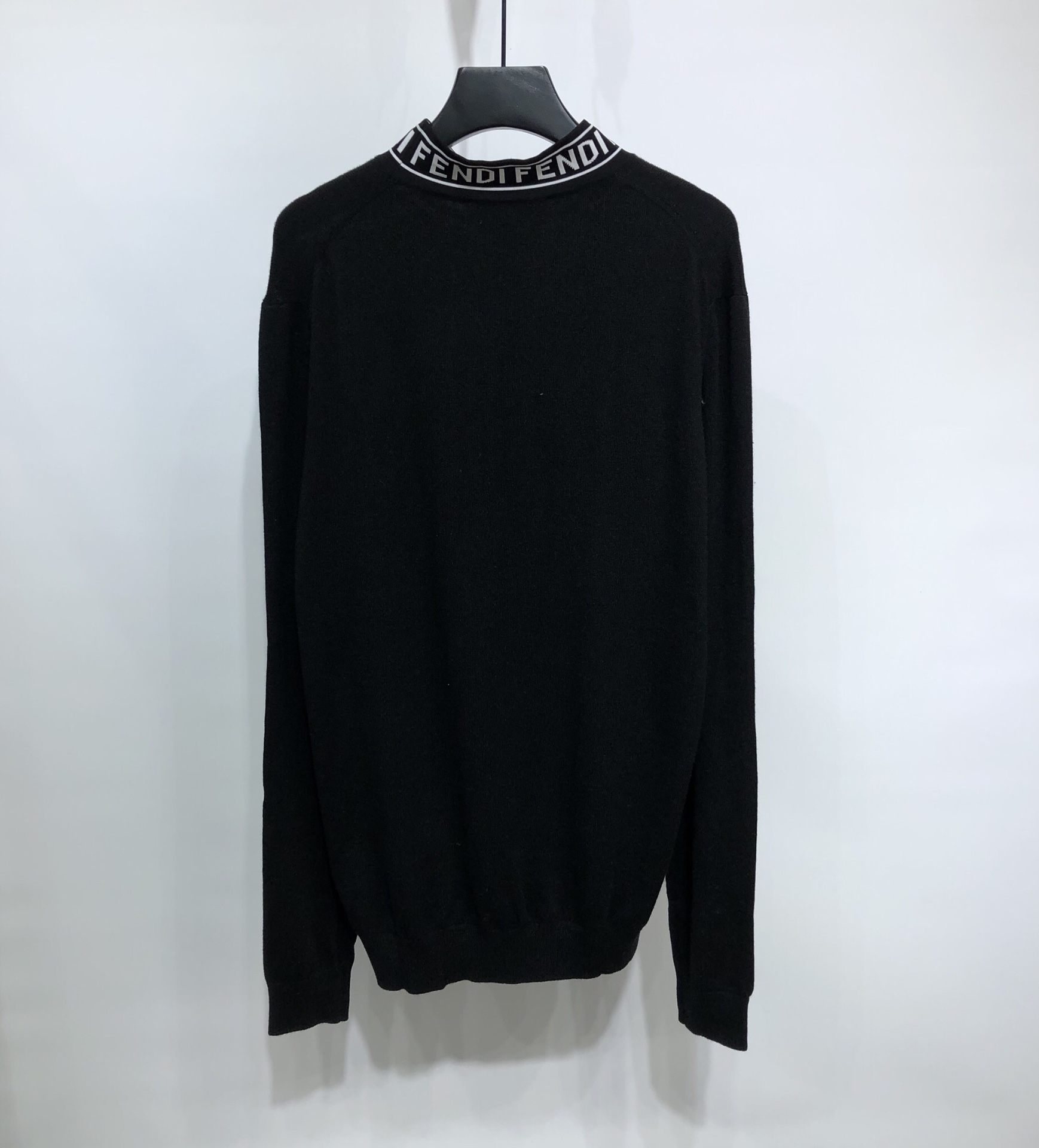 Fendi Sweatshirt Black wool in Black