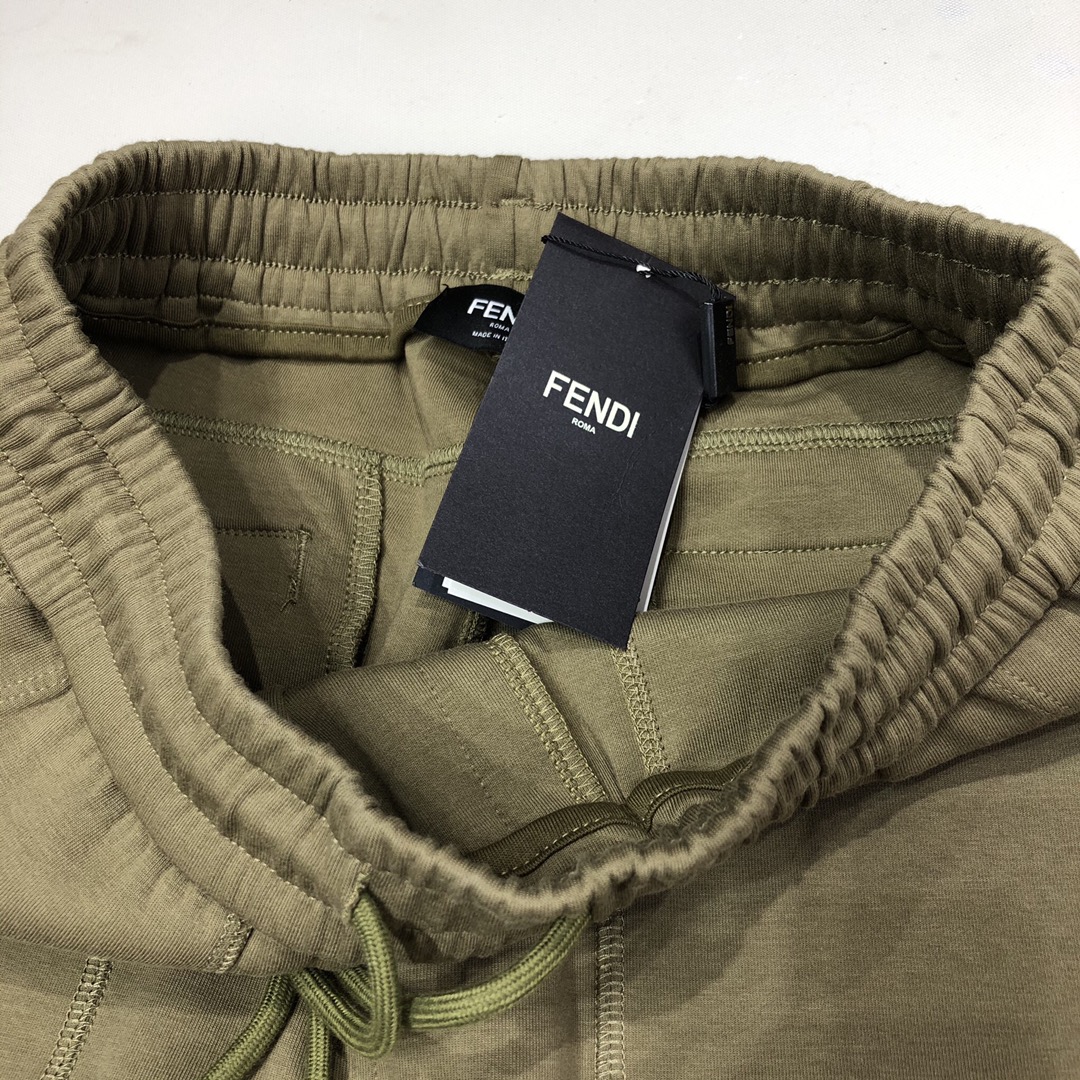 Fendi Pants Cotton in Green