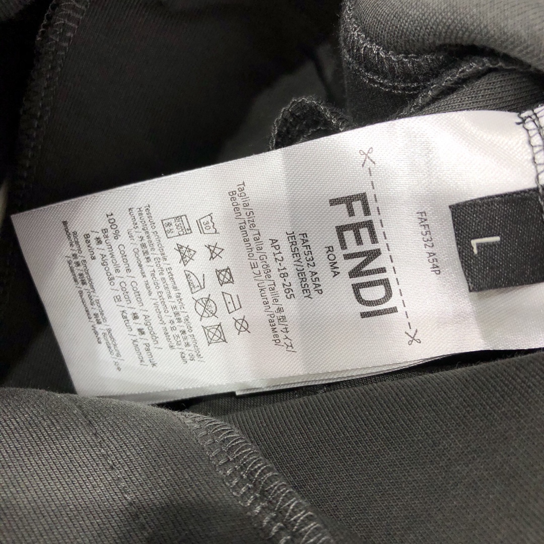 Fendi Pants Cotton in Black 