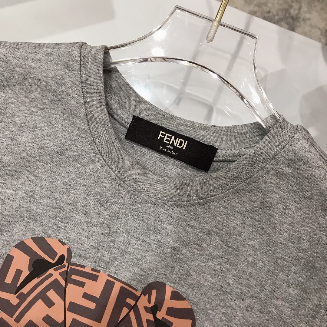 Fendi New Bear Print T-shirt for Children