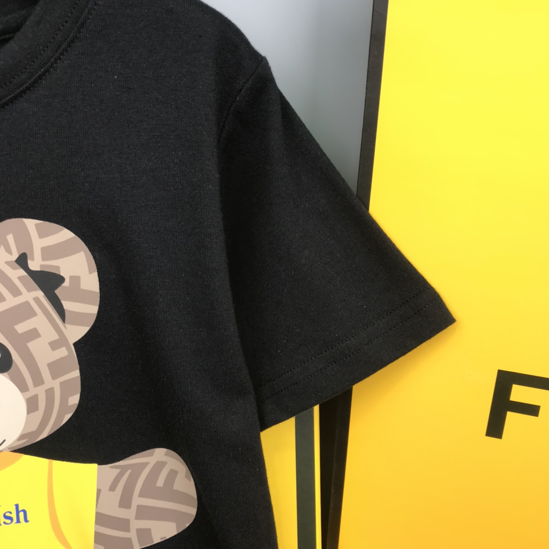 Fendi New Bear Print Children T-shirt