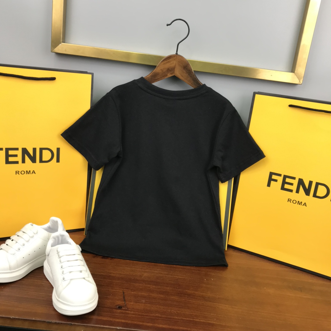 Fendi New Bear Print Children T-shirt