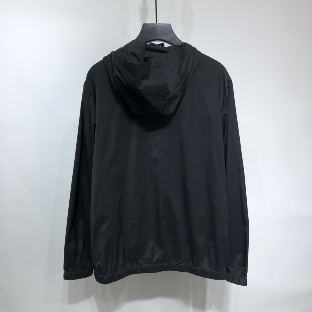 Fendi Jacket tech satin in Black