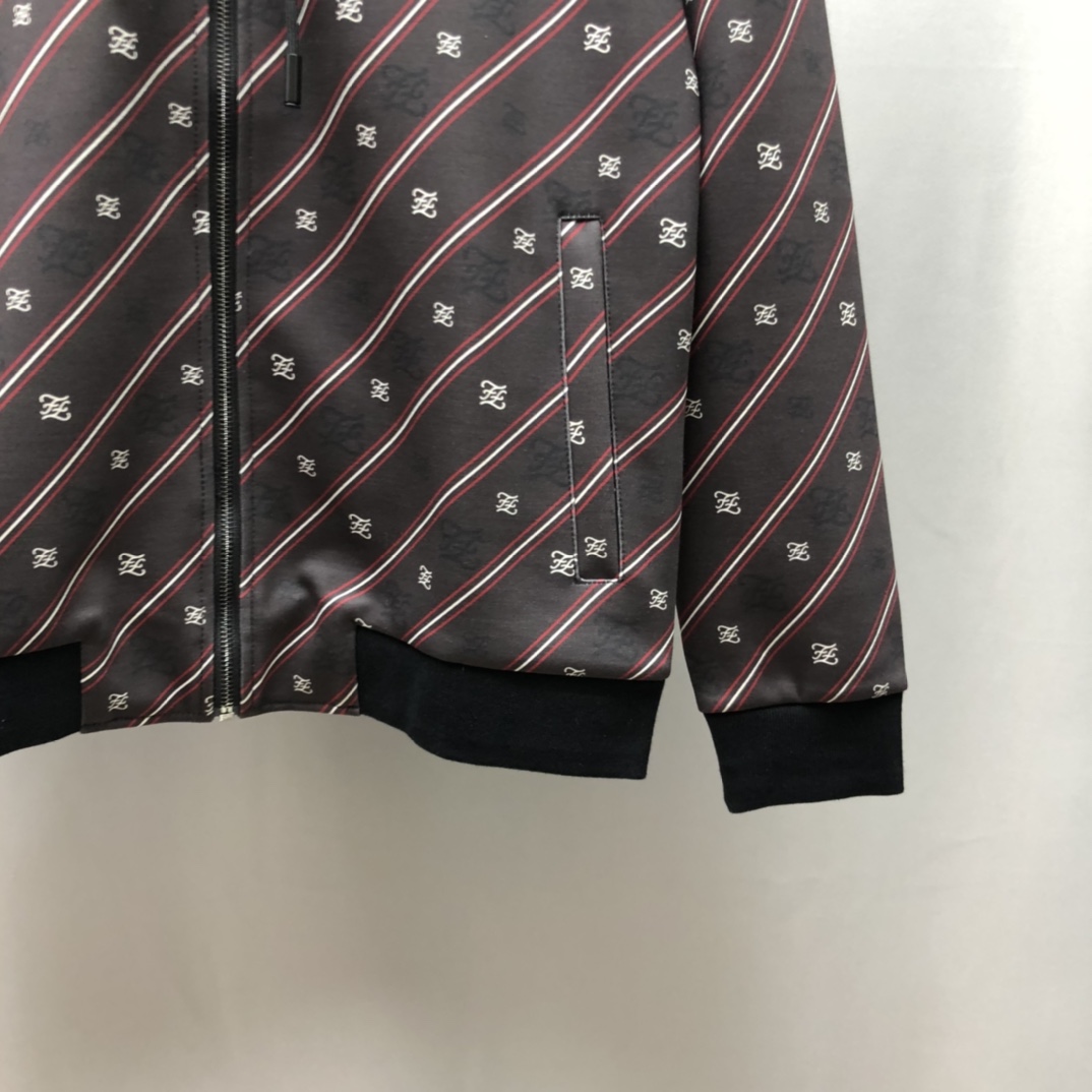 Fendi Jacket Cotton suit in Black 