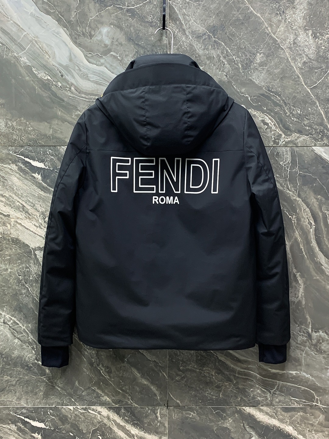 Fendi Down Jacket in Black