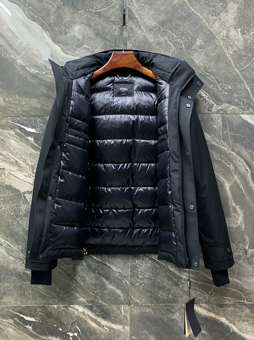 Fendi Down Jacket in Black