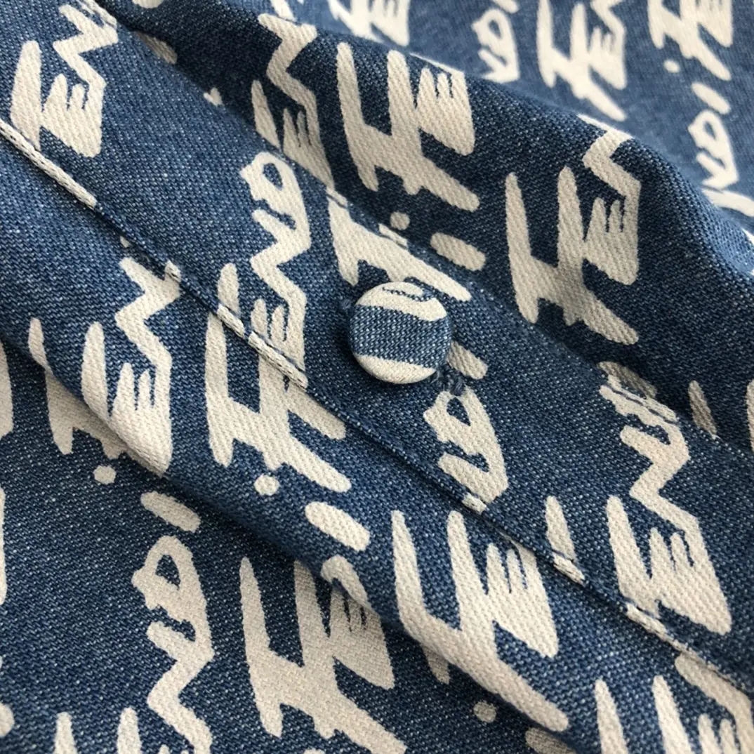 FENDI 2022ss fashion shirt in blue