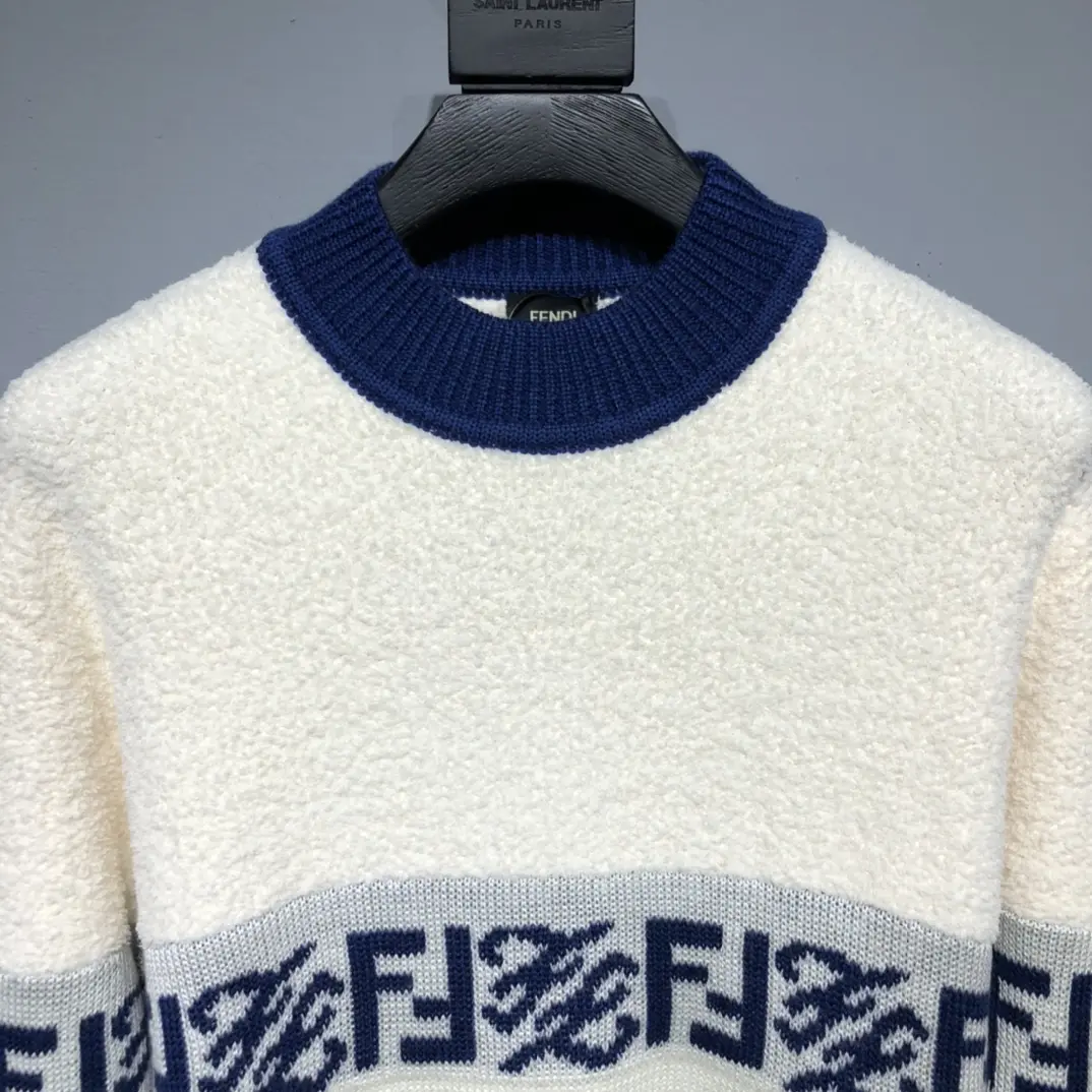 FENDI 2022FW fashion sweater in white