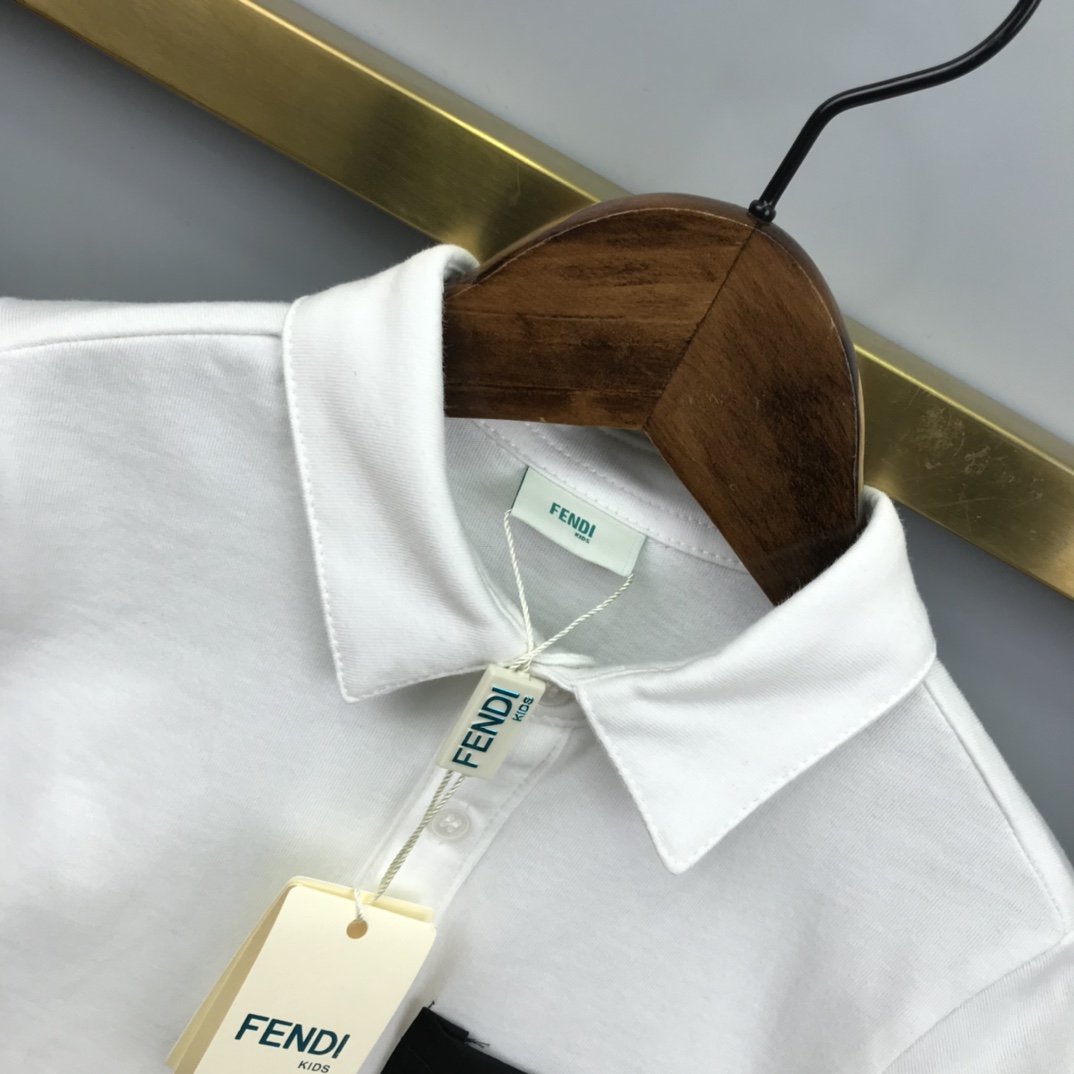 Fendi 2022 Polo Shirt and Shorts Set