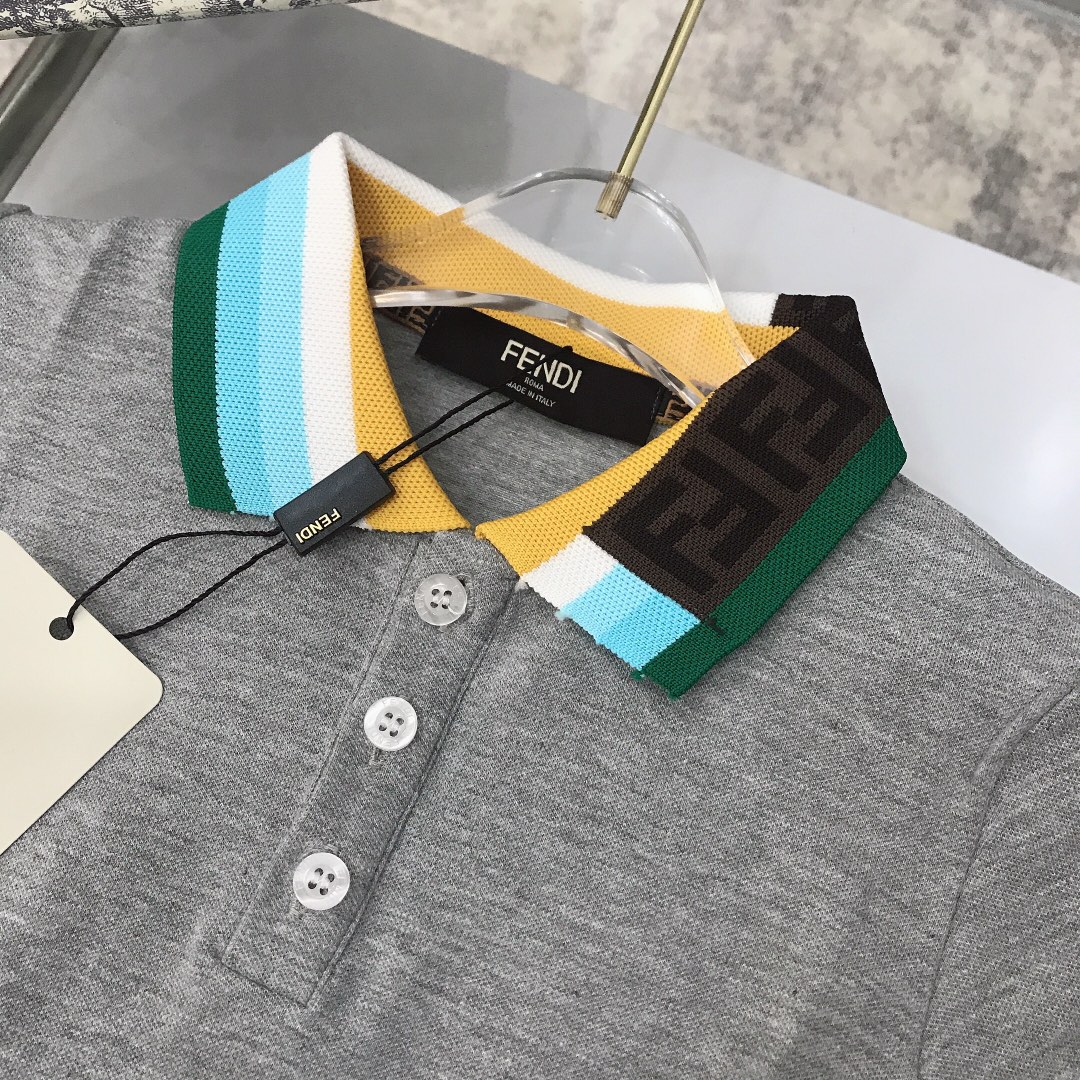 Fendi 2022 New Polo Shirt and Shorts Set