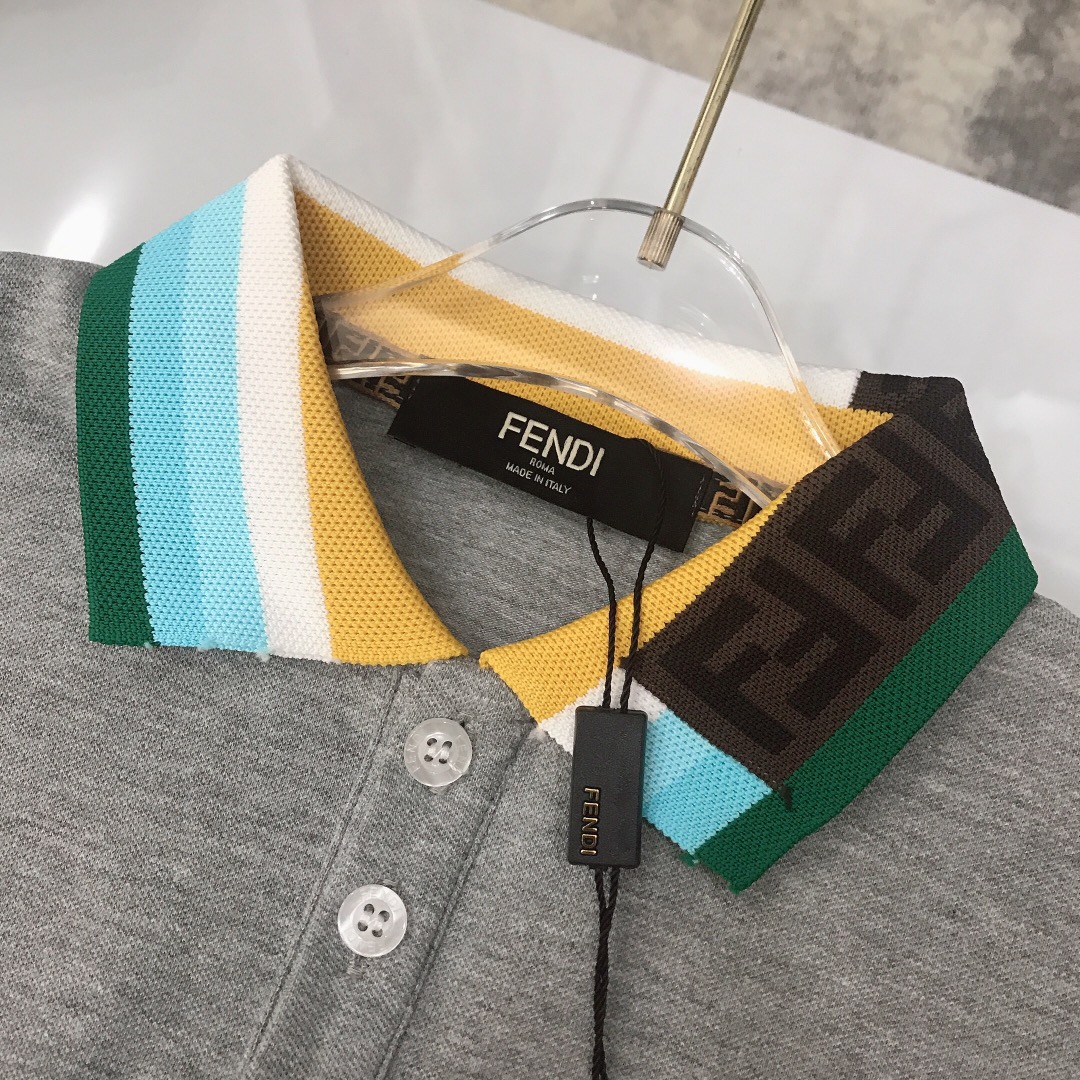 Fendi 2022 New Polo Shirt and Shorts Set