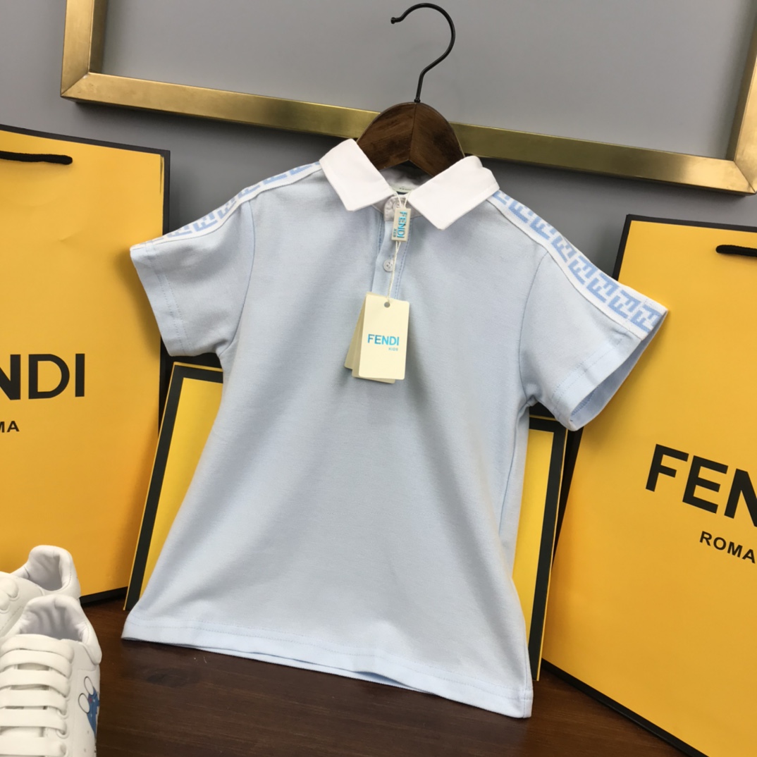 Fendi 2022 New Children Polo Shirt