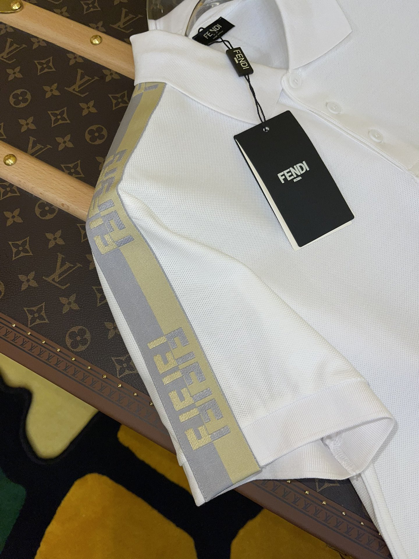 FENDI 2022 New arrival Letter POLO shirt