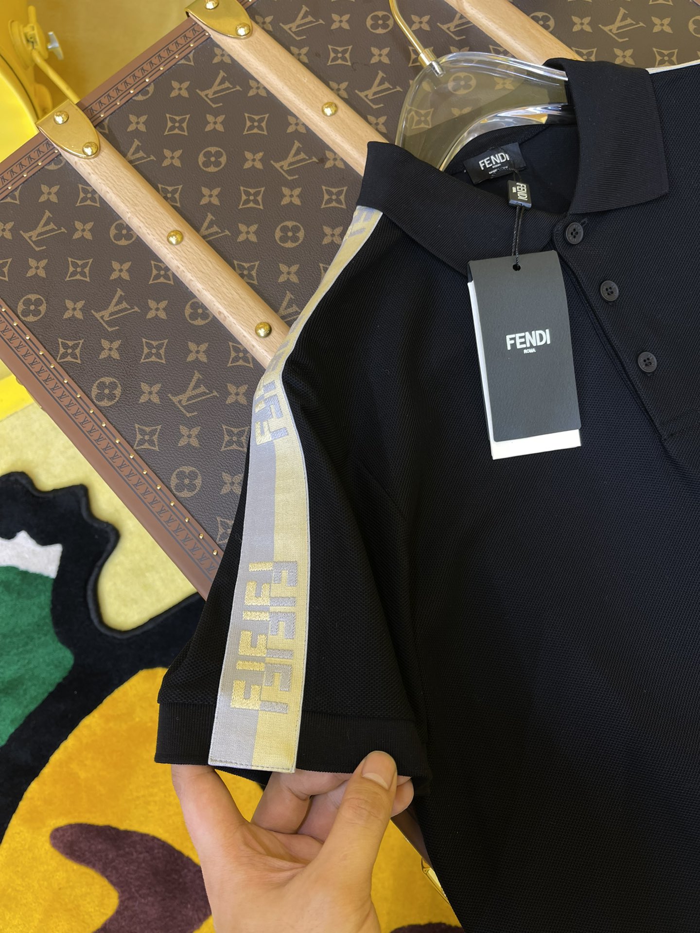 FENDI 2022 New arrival Letter POLO shirt