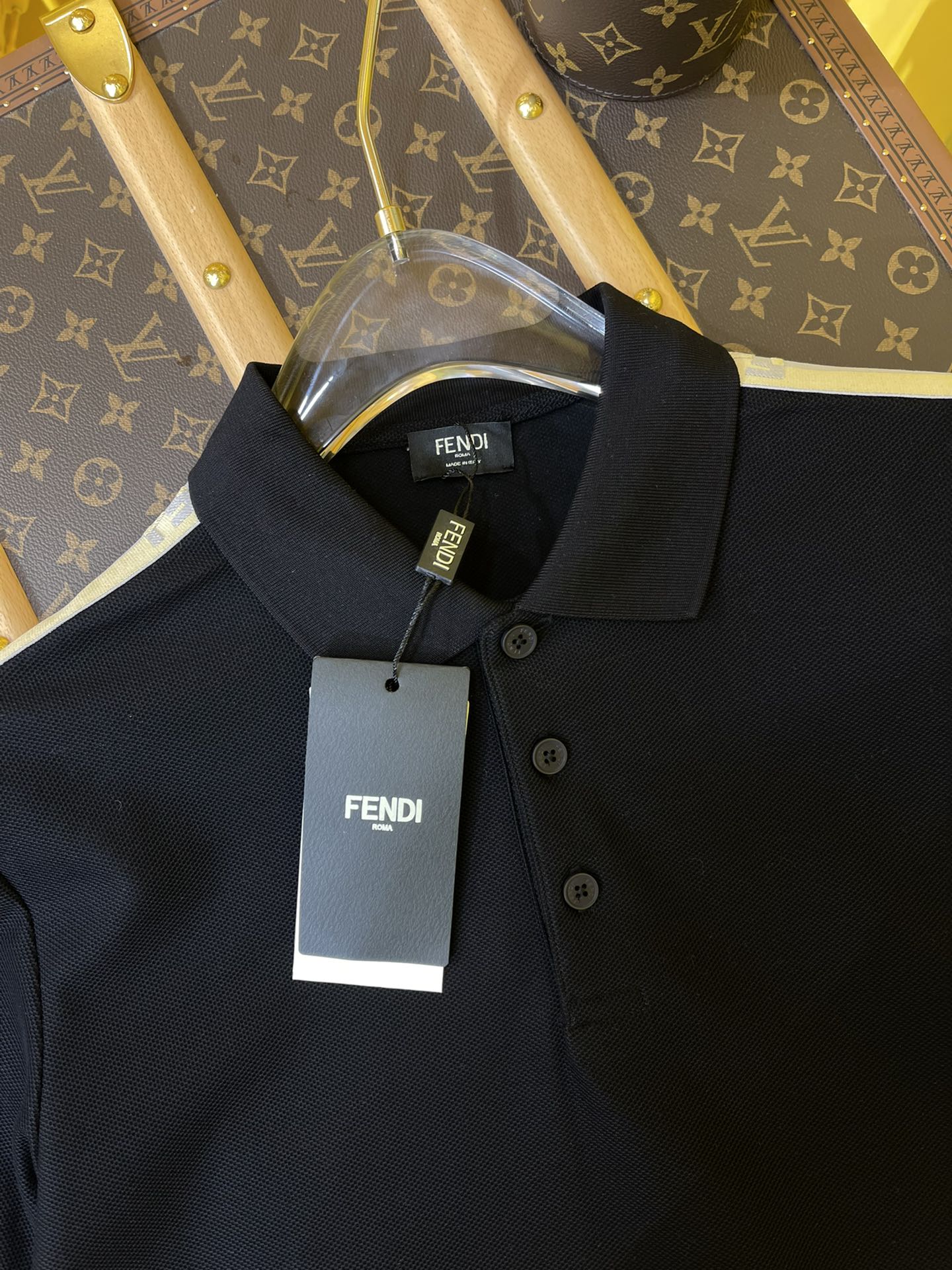 FENDI 2022 New arrival Letter POLO shirt