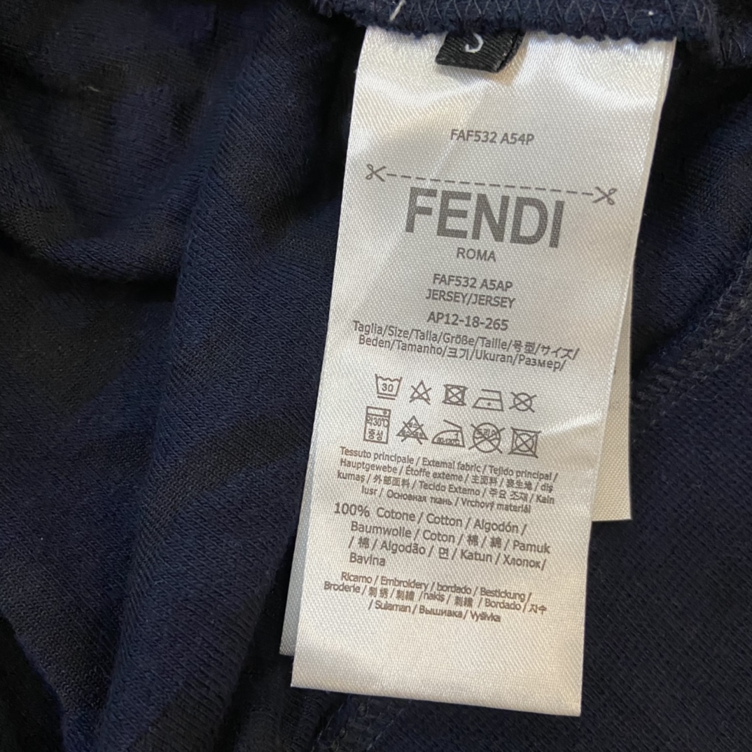 FENDI 2022 New arrival Letter POLO shirt