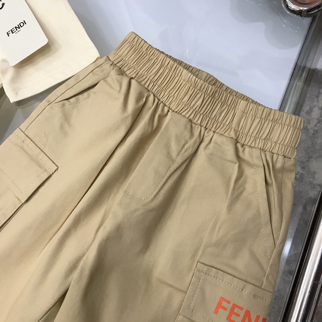 Fendi 2022 Children T-shirt and Shorts Set