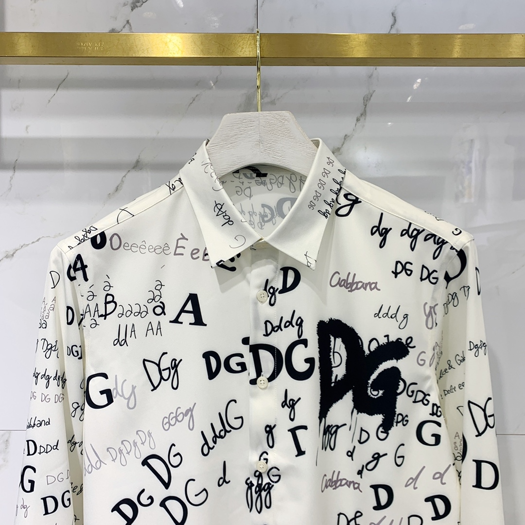 Dolce&Gabbana Shirt Printed in White