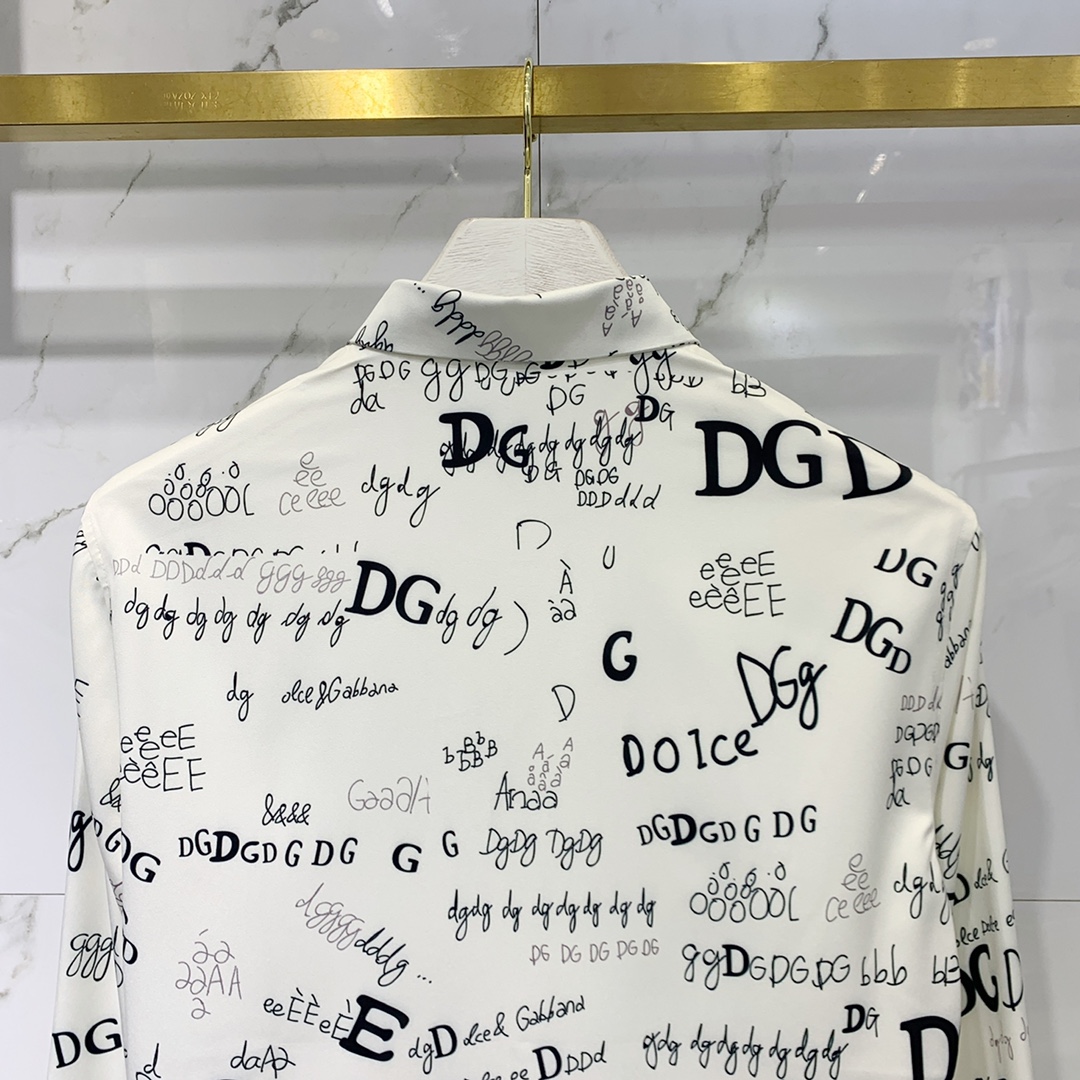 Dolce&Gabbana Shirt Printed in White