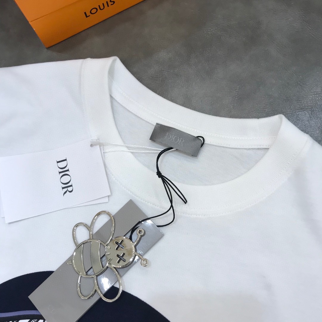 Dior T-shirt Oversized Cotton in White