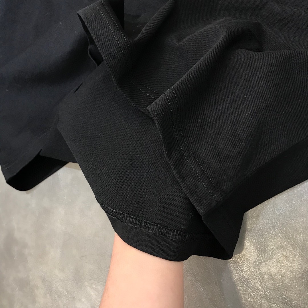 Dior T-shirt Oversized Cotton in Black
