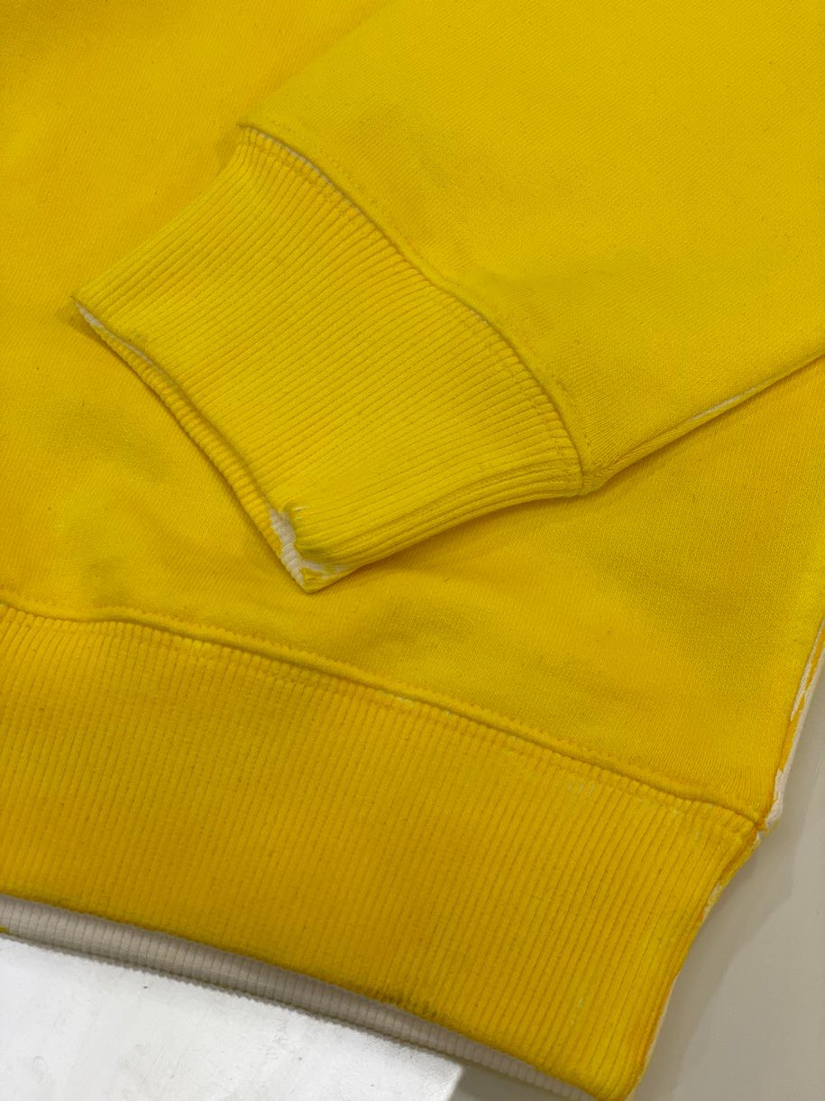 Dior Sweatshirt Oversized Cotton in Yellow