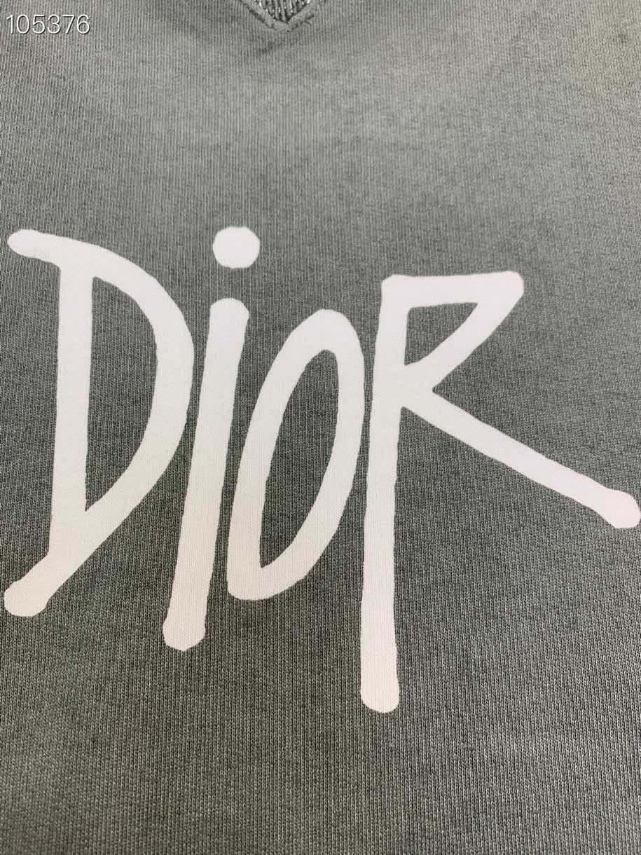 Dior Sweatshirt Oversized Cotton in Gray