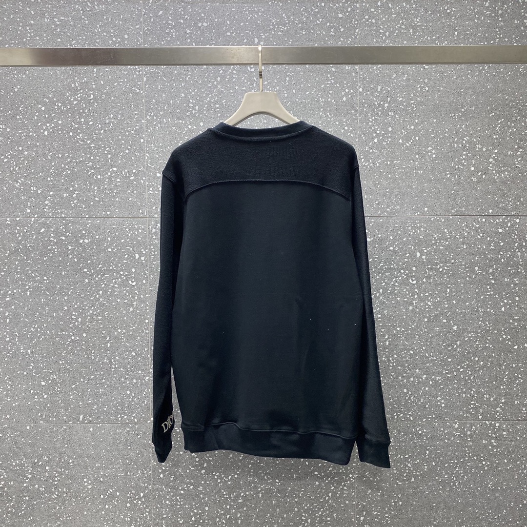 Dior Sweatshirt Oversized Cotton in Black