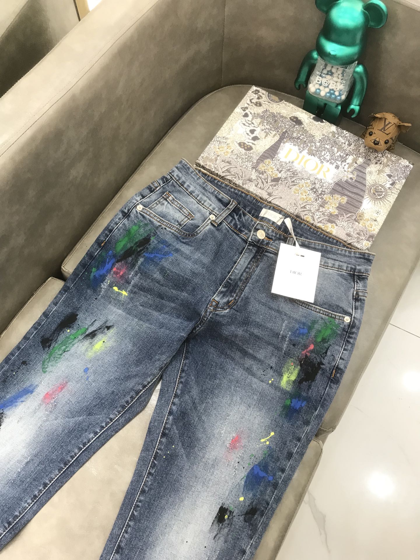 Dior Pants Wash Jeans in Blue