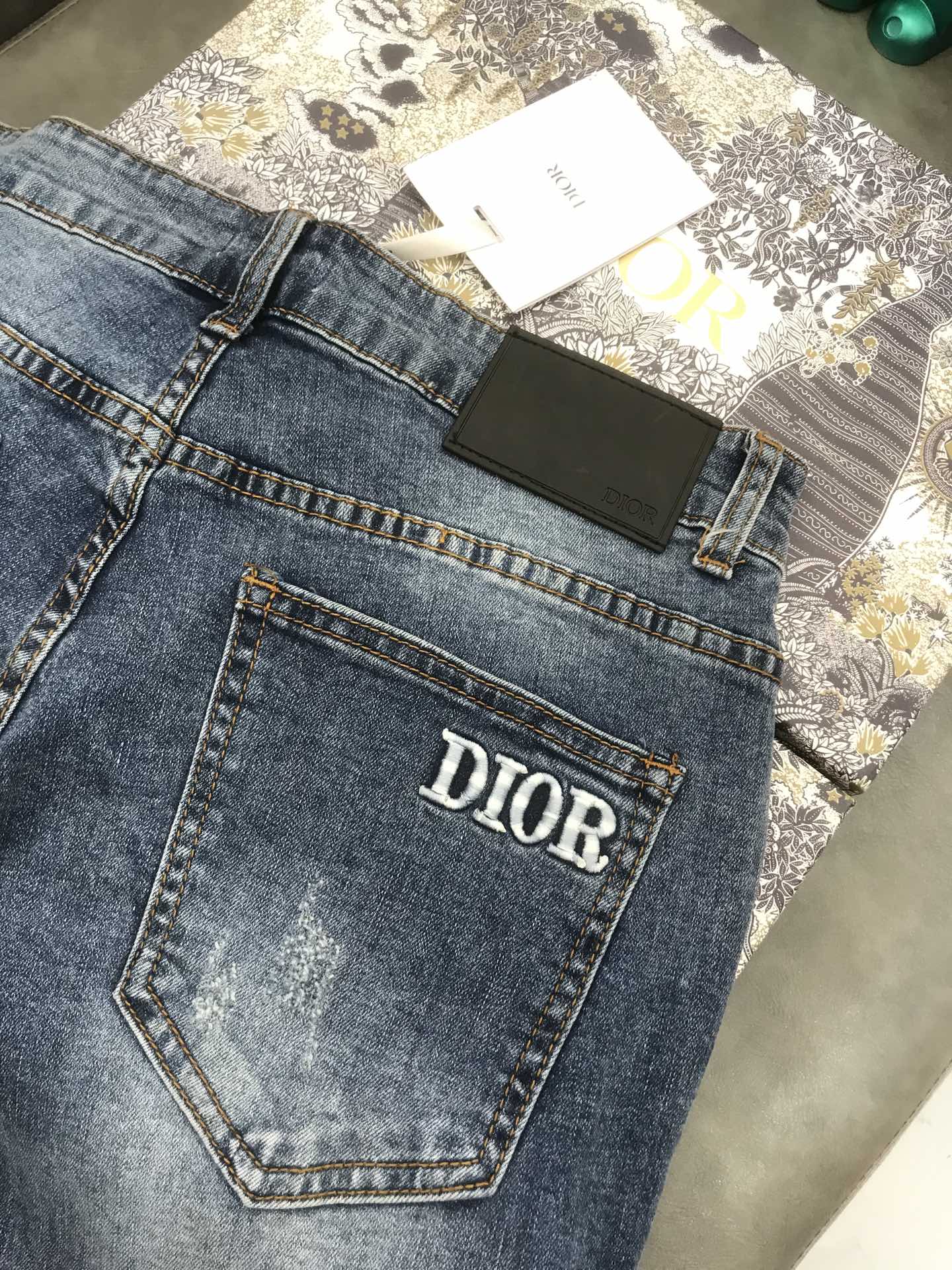 Dior Pants Wash Jeans in Blue