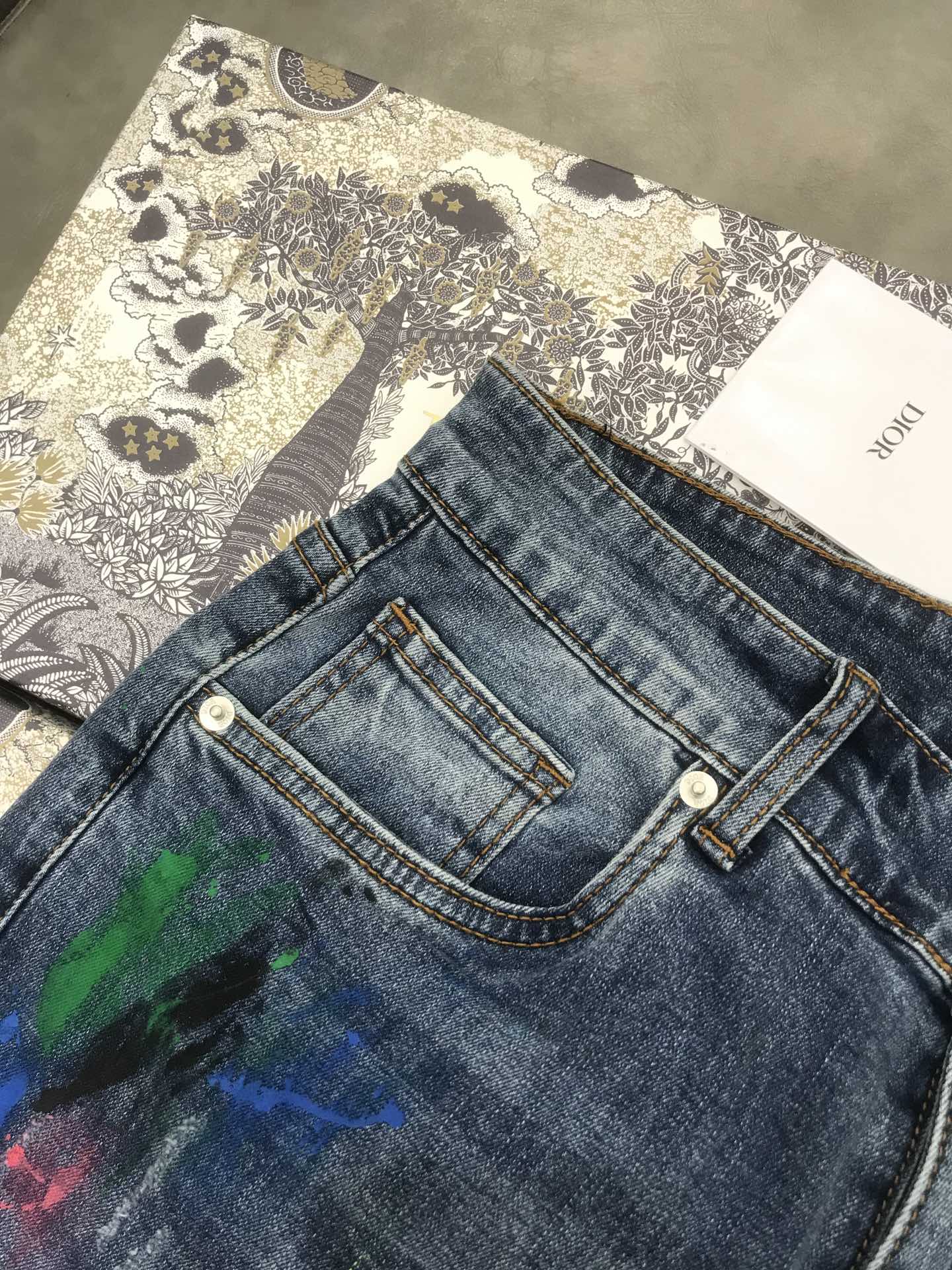 Dior Pants Wash Jeans in Blue