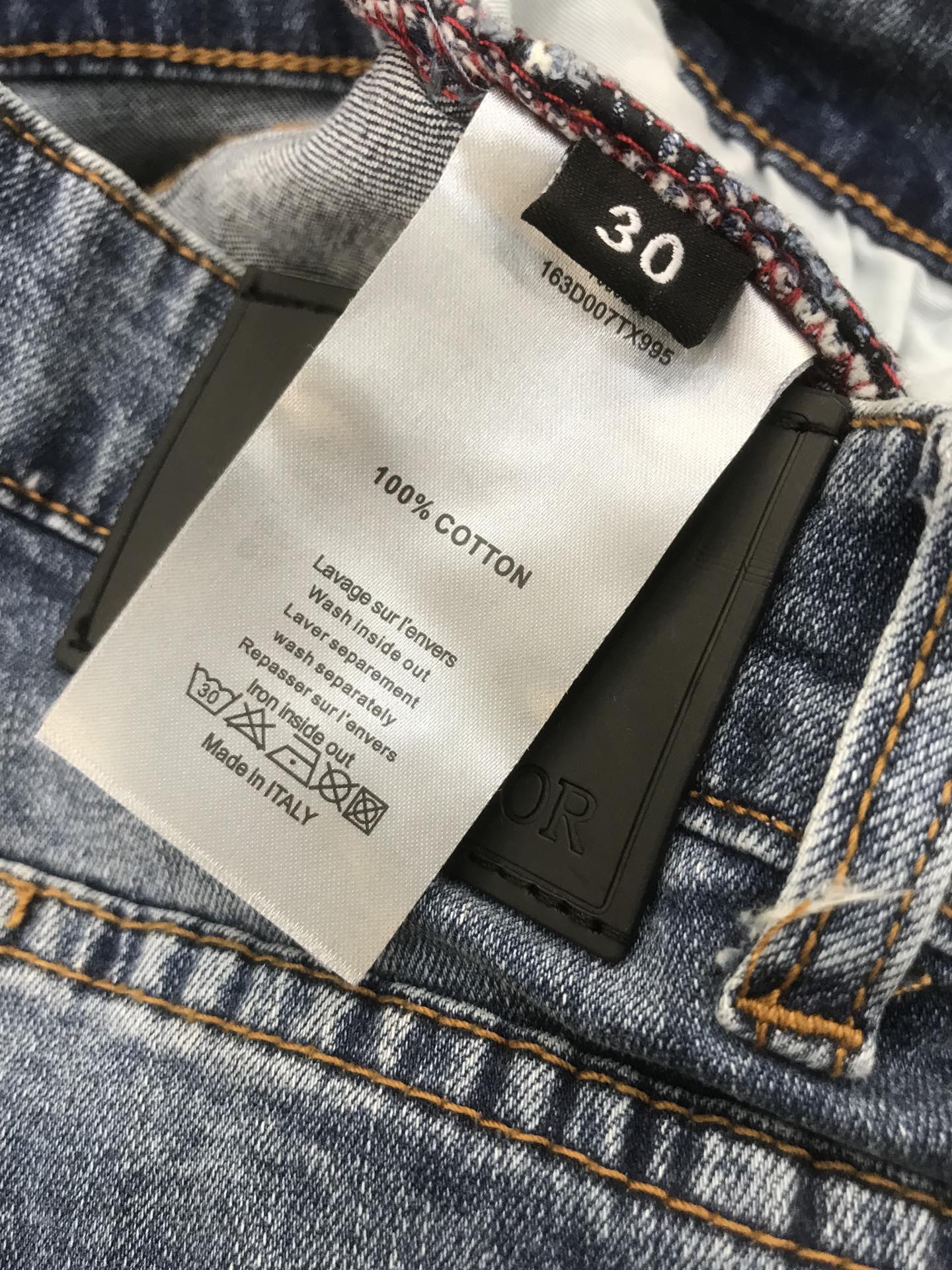 Dior Pants Wash Jeans in Blue