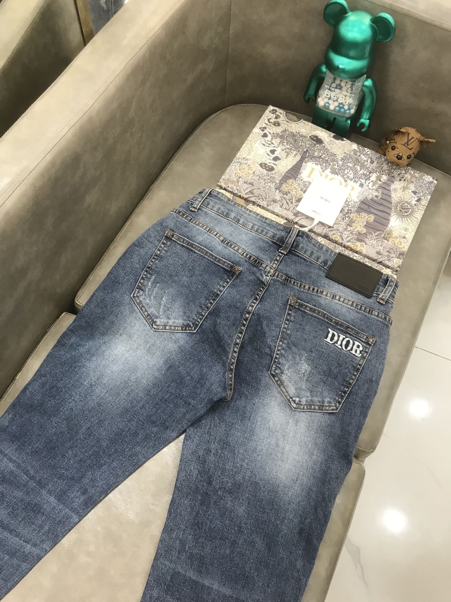 Dior Pants Wash Jeans in Blue