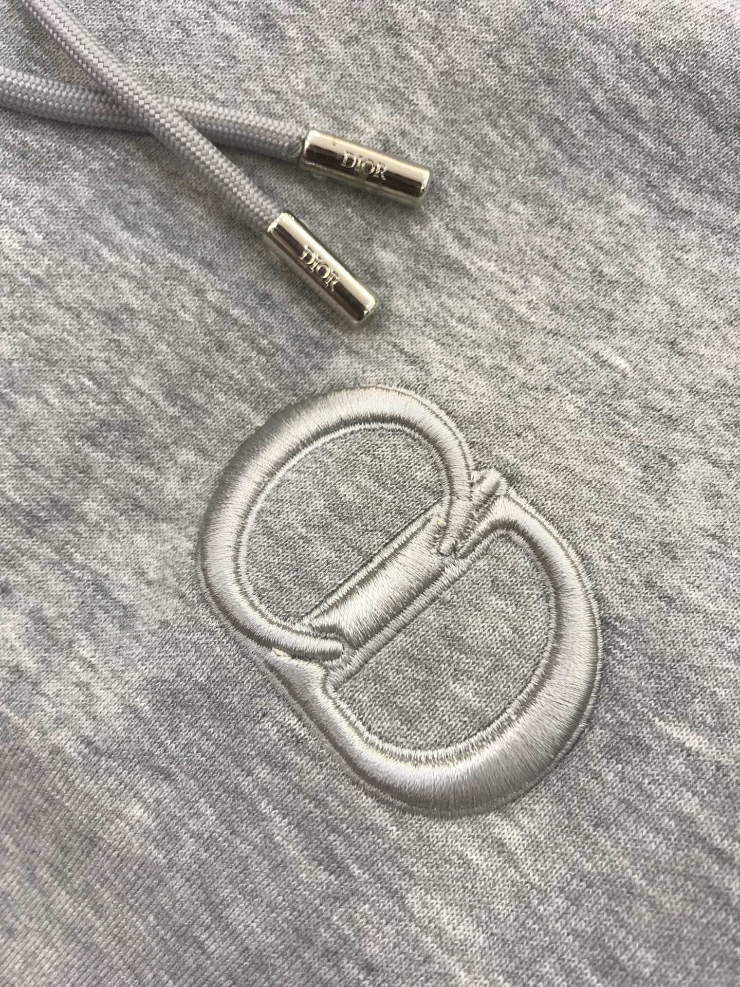 Dior Hoodie Cd Icon Cotton in Gray