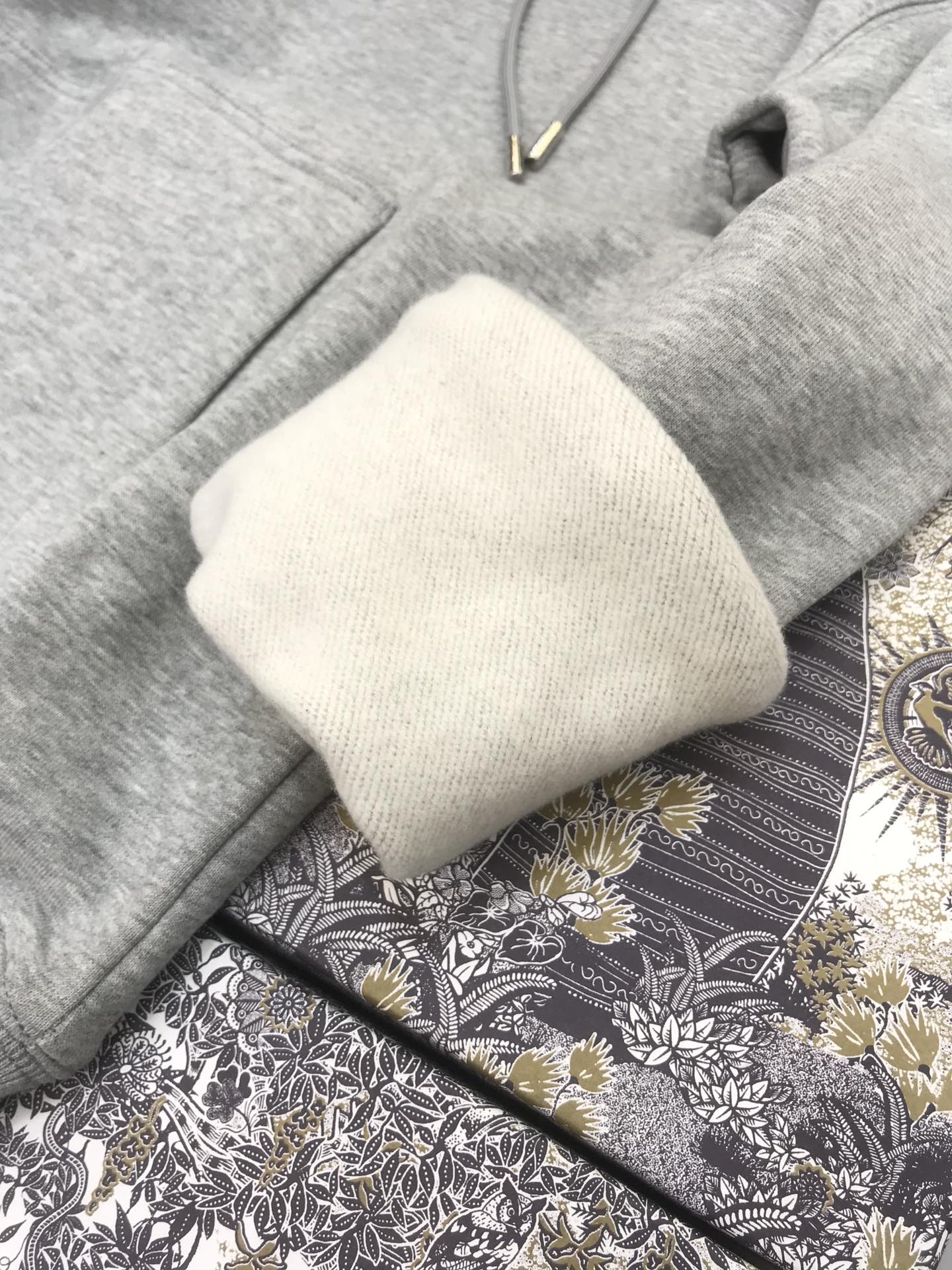 Dior Hoodie Cd Icon Cotton in Gray