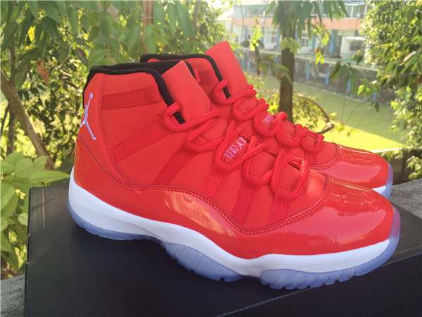 Ua Air Jordan Xi 11 Red Pe Men Sneakers 63F76D34171E
