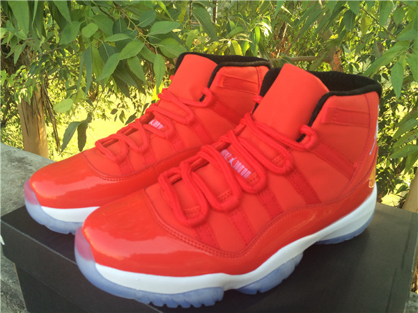 Ua Air Jordan Xi 11 Red Pe Men Sneakers 63F76D34171E