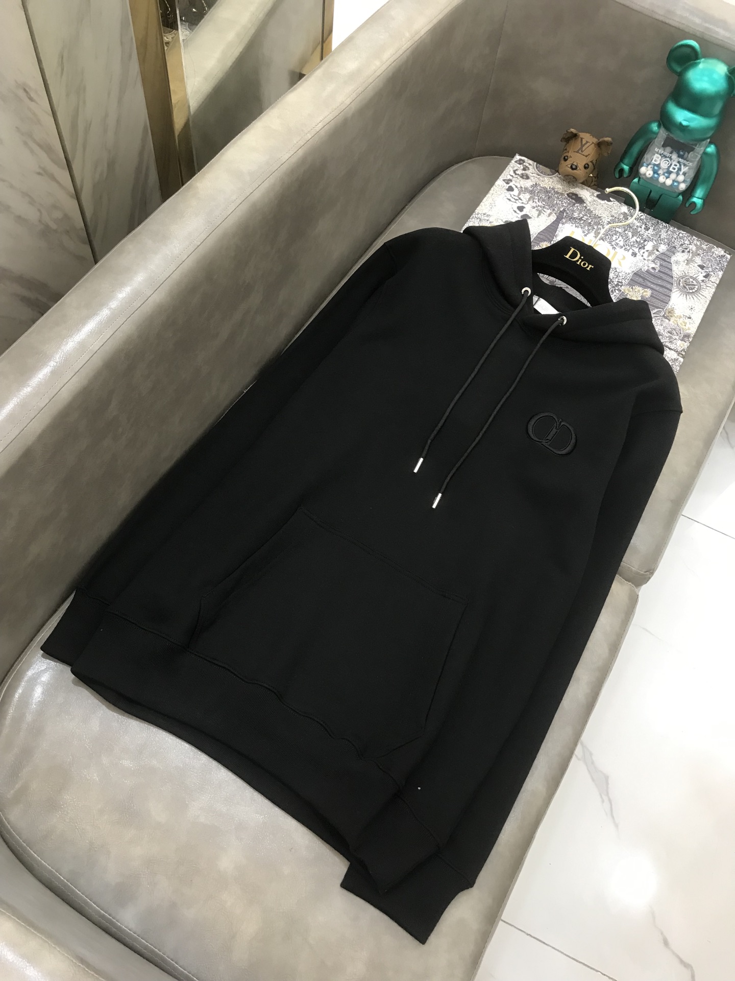 Dior Hoodie Cd Icon Cotton in Black